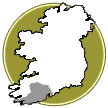 Outline map of Cork